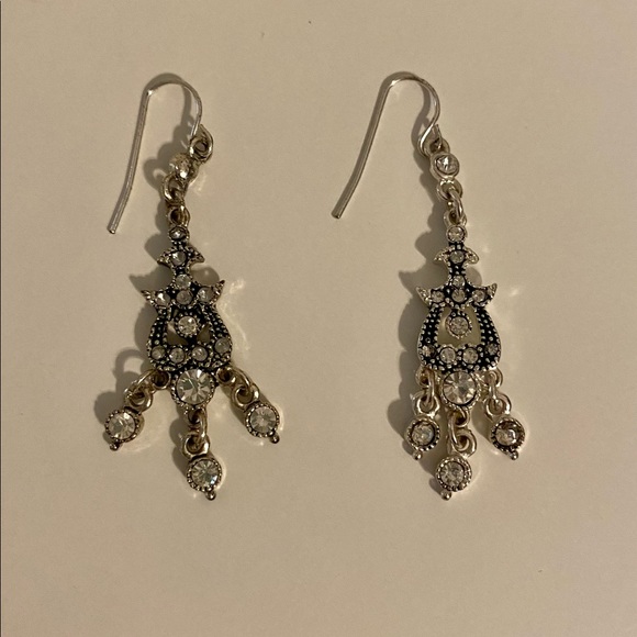 Beautiful crystal chandelier earrings - Picture 1 of 6